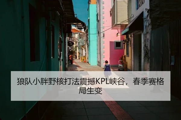 狼队小胖野核打法震撼KPL峡谷，春季赛格局生变